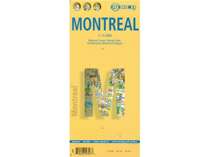 plán Montreal 1:15 t. laminovaný