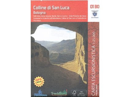 mapa Colline di San Luca 1:25 t.