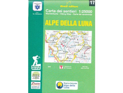 mapa Alpe della Luna 1:25 t.