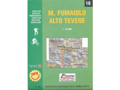 mapa M.Fumaiolo,Alto Tevere 1:25 t.