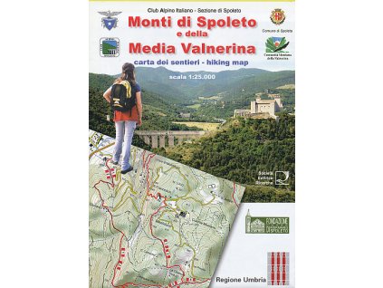 mapa Monti di Spoleto e Media Valnerina (Umbrie) 1:25 t.