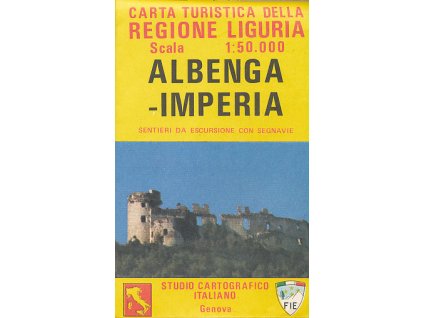 mapa Albenga-Imperia 1:50 t.