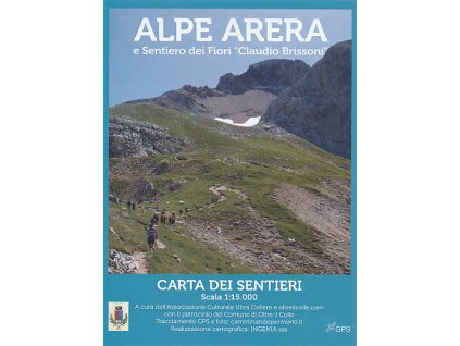 mapa Alpe Arera 1:15 t.