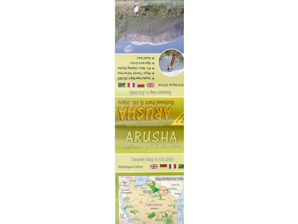 mapa Arusha NP a Mt. Meru 1:50 t.