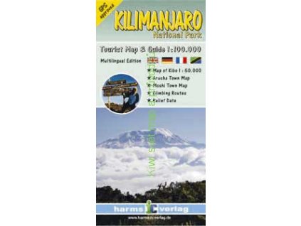 mapa Kilimanjaro NP 1:100 t.