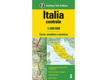 mapa Italia centrale 1:400 t.