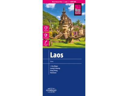 mapa Laos 1:600 t.