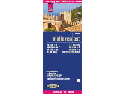 mapa Mallorca east 1:40 t. voděodolná
