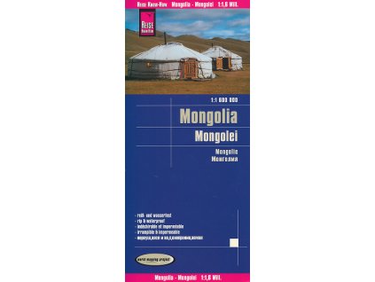 mapa Mongolia (Mongolsko) 1:1,6 mil.