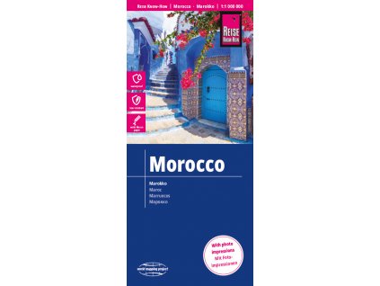 mapa Morocco (Maroko) 1:1 mil.