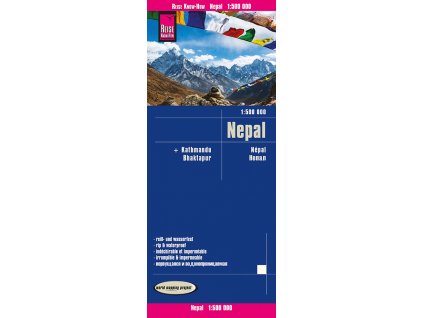 mapa Nepal 1:500 t. voděodolná