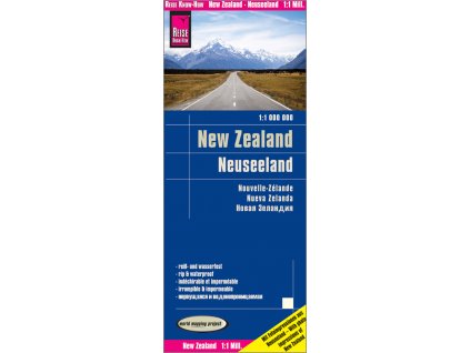 mapa New Zealand 1:1 mil. voděodolná