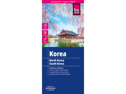 mapa Korea,north-south 1:700 t.