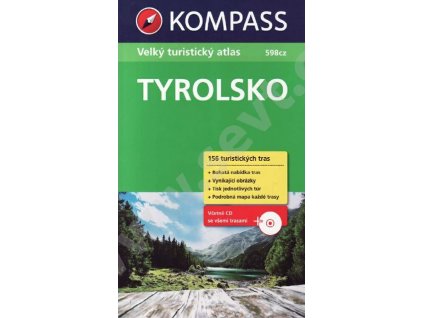 Tyrolsko, velký turistický průvodce (Kompass)
