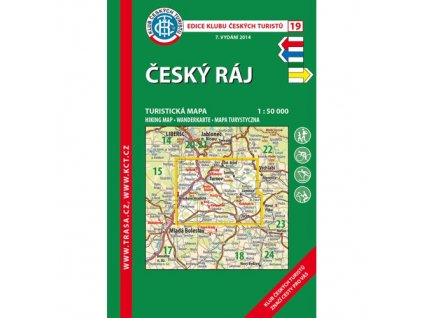 Český ráj -  mapa KČT č.19