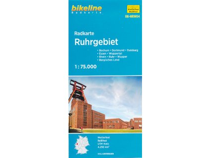 cyklomapa Ruhrgebiet 1:75 t.