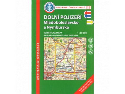 Dolní Pojizeří -  Mladoboleslavsko a Nymbursko -  mapa KČT č.17