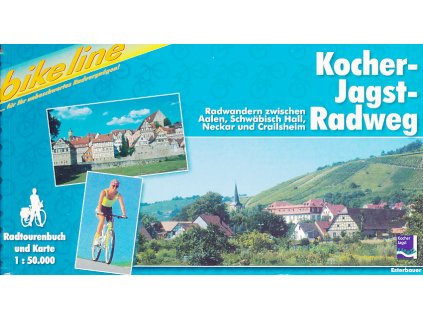 cykloprůvodce Kocher-Jagst Radweg 1:50 000 německy
