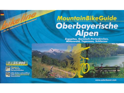 cykloprůvodce Oberbayerische Alpen 1:35 t. německy MBG