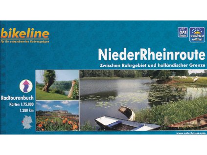 cykloprůvodce NiederRheinroute 1:75 000 německy