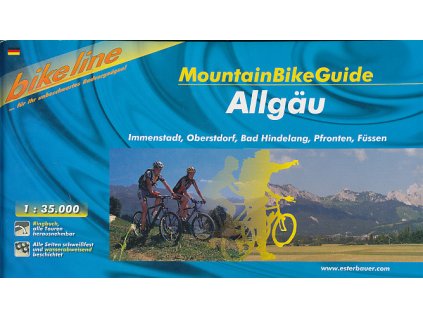 cykloprůvodce Allgau 1:35 000 německy MTB