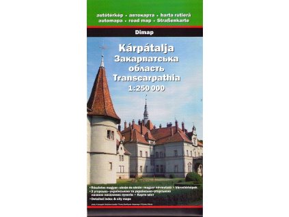 Zakarpatská Ukrajina - přehledová mapa