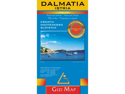 mapa Dalmatia, Istrie 1:250 t.
