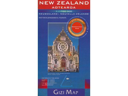 mapa New Zealand 1:1,7 mil.