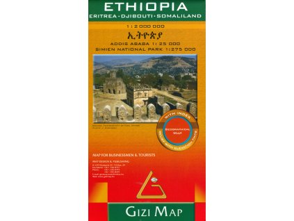 mapa Ethiopia 1:2 mil.