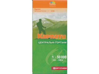 mapa Karpaty-Centralni Gorgany 1:50 t.