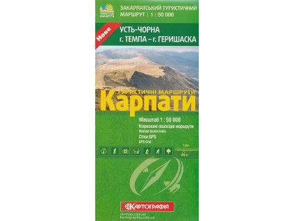 mapa Karpaty-Usť-Čorna (Tempa-Geryšacka) 1:50 t.