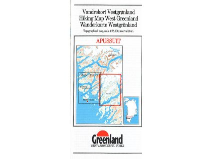 mapa Apussuit (Greenland) 1:75 t.