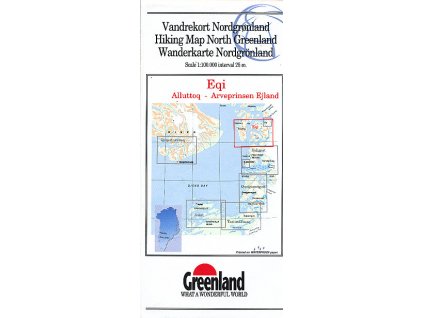 mapa Eqi 1:100 t. (Greenland/Grónsko)