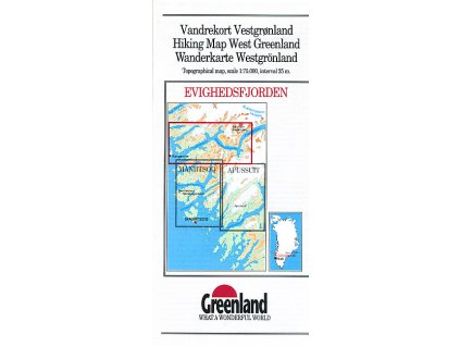 mapa Evighedsfjorden 1:75 t. (Greenland/Grónsko)