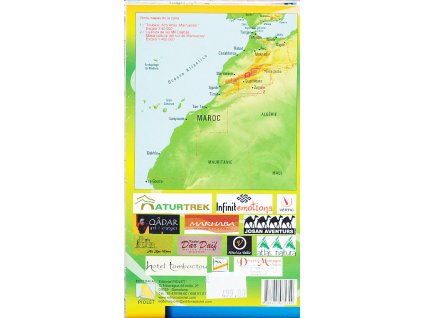 mapa Ighil Mgoun (Alto Atlas, Maroko) 1 :60 t.