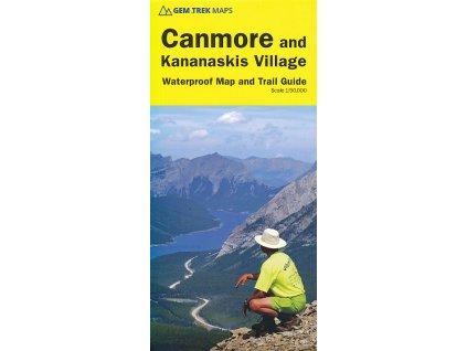 mapa Canmore and Kananaskis Village 1:50 t.