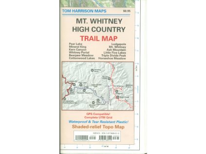 mapa Mt. Whitney 1:63,5 t.