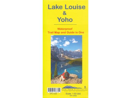 mapa Lake Louise,Yoho 1:50 t. Gem Trek