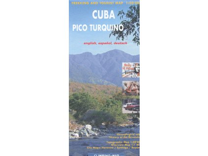 mapa Cuba Pico Turquino 1:50 t.