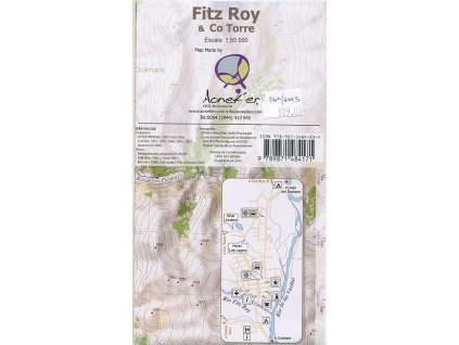 mapa Fitz Roy and Co Torre 1:50 t.