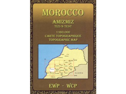 mapa Amizmis (Morocco) 1:160 t.