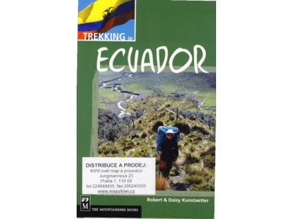 průvodce Trekking in Ecuador 1. edice anglicky.