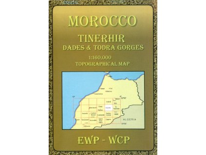 mapa Tinerhir 1:160 t. (Maroko)