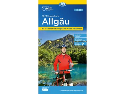 cyklomapa Allgau 1:75 t. - voděodolná