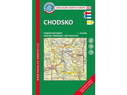 Chodsko -  mapa KČT č.63