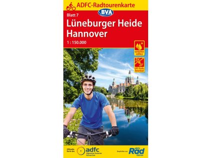 cyklomapa Luneburger Heide, Hannover 1:150 t. (č.7)