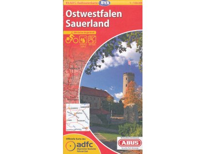 cyklomapa Ostwestfalen, Sauerland 1:150 t. (č.11)