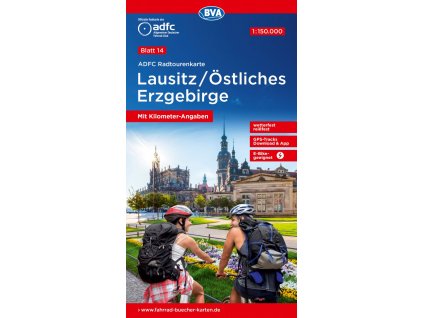 cyklomapa Lausitz, Ostliches Erzgebirge 1:150 t. (č.14) voděodo