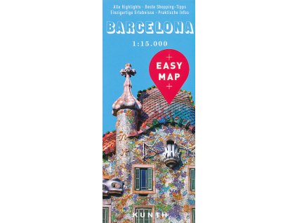 plán Barcelona 1:15 t. laminovaný