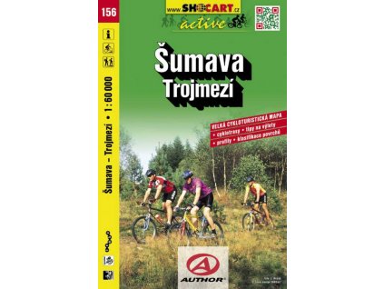 Šumava - Trojmezí (cyklomapa č. 156)